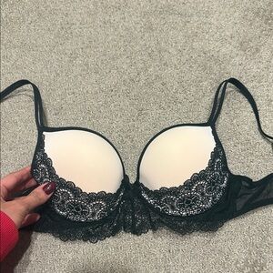 Elegant Black Lace Women's Bra